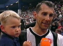 Magnus mit Sohn Daniel im ZDF-Interview