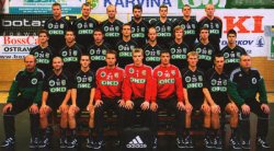 Das Team von HC Banik OKD Karvina: Zweiter Gegner des THW in der  Gruppenphase der Champions League.