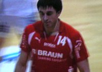 Vladica Stojanovic erzielte fr Melsungen sechs Tore.
