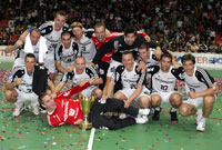 Der THW Kiel ist zum fnften Mal Sieger im Supercup!