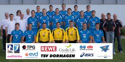 Das Team des TSV Dormagen, Gegner des THW am 3. September in der Sparkassen-Arena-Kiel.