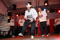 Andreas Palicka tanzt auf der NDR-Bhne vor 25.000 Fans.