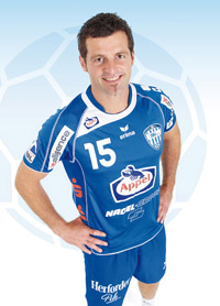 Rechtsauen Florian Kehrmann, der seinen Vertrag beim TBV jngst bis 2013 verlngerte, ist mit derzeit 78/1 Treffern drittbester  Bundesliga-Torschtze Lemgos in dieser Saison.