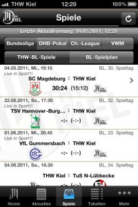 Spiele / Bundesliga / THW-Spiele