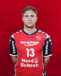 Steffen Weinhold ist der dritte deutsche Nationalspieler im Flensburger Rckraum.