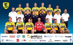 Das Team der Rhein-Neckar Lwen: Gegner des THW in der  DKB Handball-Bundesliga.