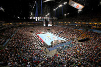 Die Lanxess-Arena ist vom 30. Mai bis zum 1. Juni das Mekka des Handballs. Vor der Arena findet am 30. Mai  die "Opening Party" statt.