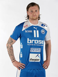 Ein islndischer Nationalspieler auf Rechtsauen: Arnor Thor Gunnarsson.