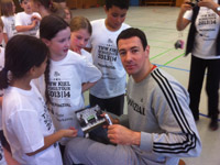 Marko Vujin machte im November den Auftakt in der Kronshagener Brder-Grimm-Schule.