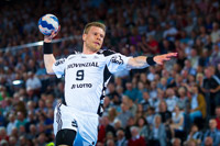 Gudjon Valur Sigurdsson erzielte in  seinem letzten Heimspiel vier Treffer fr den THW.