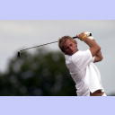 Golfen 2005: Neuzugang Pelle Linders beim Abschlag.