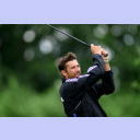 Golfen 2005: THW-Kapitn Stefan Lvgren schlgt ab.