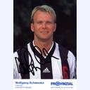Autograph card Wolfgang Schwenke 1998/99.