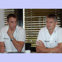 Season press conference 2009: Momir Ilic and Peter Gentzel.