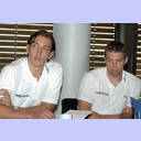Season press conference 2009: Marcus Ahlm and Christian Sprenger.