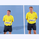 The danish referees Olesen/Pedersen.