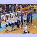 EHF cup finale 2002, 2nd leg: La Ola for the supporters.