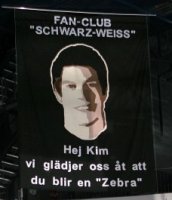 Kim Andersson war vom herzlichen Gru der THW-Fans  sichtlich beeindruckt.