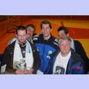 Gteborg-Tour 2003: Magnus Wislander mit dem Zebra-Besuch aus seiner zweiten Heimat.