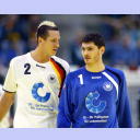 Euro 2006: GER - ESP: Fritz talks with Hens.