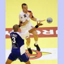 EM 2006: GER - FRA: Christian Zeitz gegen Dinart.