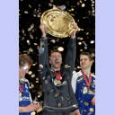 EC 2006: European champion. Thierry Omeyer cheers.