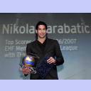 EHF gala 2007: Nikola Karabatic was the Top Scorer of CL season 2006/07.