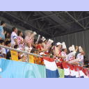 Olympics 2008: CRO - POL: Croatian supporters.