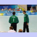 Olympics 2008: CRO - POL: Szmal and Wichary.