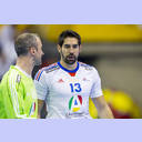 WC 2013: FRA-MNE: Thierry Omeyer and Nikola Karabatic.