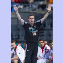 WC 2013: GER-MKD: The German national coach Martin Heuberger.