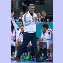 WM 2013: ISL-FRA: Frankreichs Trainer Claude Onesta.