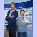 HSV coach and SG coach, Martin Schwalb and Ljubomir Vranjes.