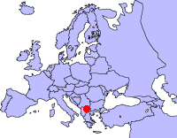 Skopje liegt im Norden Mazedoniens.
