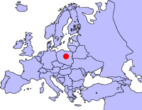 Plock liegt mitten in Polen, 100 km entfernt von Warschau.