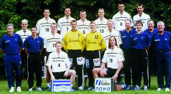Ein Bild der Mannschaft 2000/2001