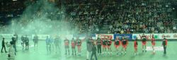 4000 Zuschauer wollten das EHF-Pokalspiel gegen Ljubljana sehen.