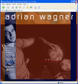 Adrian Wagner hat seine Internet-Homepage unter www.adrian-wagner.com.
