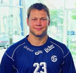 Vyacheslav Lochman erzielte gegen Magdeburg 12 Treffer.