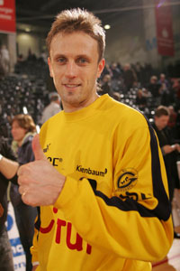 Steinar Ege nach dem Sieg seines VfL in Flensburg.