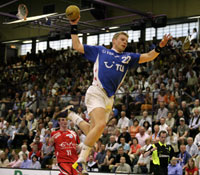 Bester Torschütze der Handball-Bundesliga: Gudjon Valur Sigurdsson.