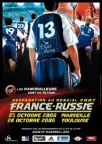 Frankreich bestreitet am 25. und 28. Oktober zwei Testspiele gegen Russland.