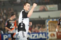 Jubelfaust: Dominik Klein nach dem klaren Erfolg gegen Montpellier HB.