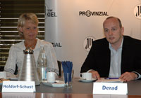 Die Geschäftsführer Sabine Holdorf-Schust und Uli Derad.