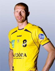 Bester Saisonschütze bei den "Löwen" mit 94 Treffern: Karol Bielecki.