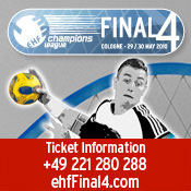 Alle Informationen zum "Final4" in der Champions League finden Sie auf  www.ehffinal4.com.