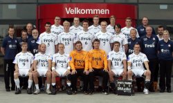 Das Team von KIF Kolding: Gegner des THW in der  Gruppenphase der Champions League.