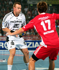 Immer, wenn Christian Zeitz den Ball hatte, wurde es gefährlich für Friesenheim.