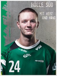 Junioren-Nationalspieler: Maximilian Schubert gehrt bei FAG die Zukunft auf Linksauen.