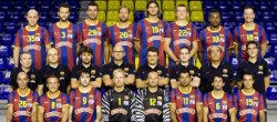 Das Team des FC Barcelona: Gegner des THW in der  Gruppenphase der Champions League.